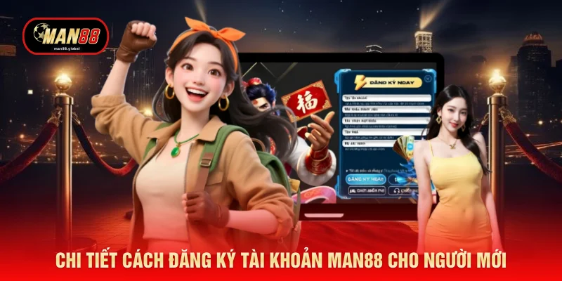 Chi tiết cách đăng ký tài khoản MAN88 cho người mới