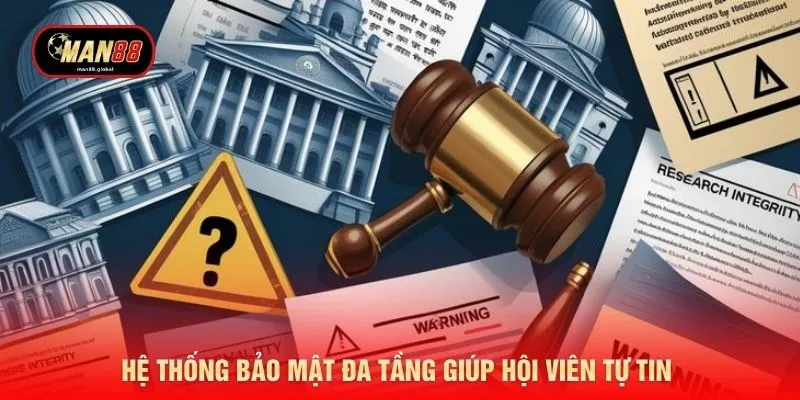 Hệ thống bảo mật đa tầng giúp hội viên tự tin 