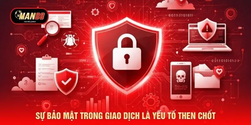 Sự bảo mật trong giao dịch là yếu tố then chốt