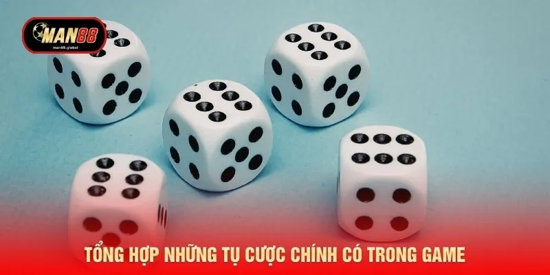 Tổng hợp những tụ cược chính có trong game