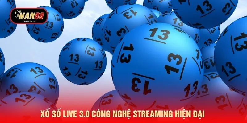 Xổ số live 3.0 công nghệ streaming hiện đại 